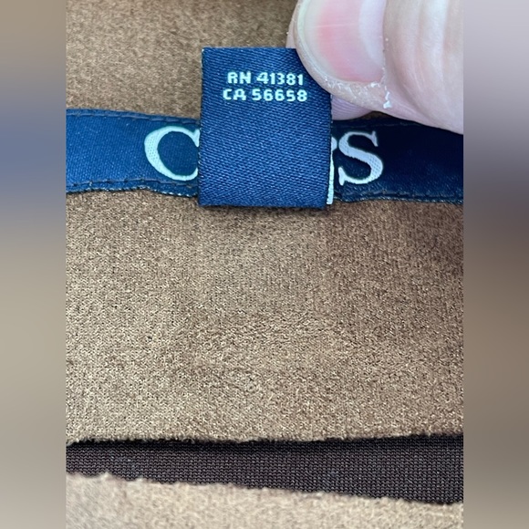 Chaps ladies size 12 faux suede A-line zip up skirt-EUC-Fall Brown Gorgeous‎ - Picture 8 of 13